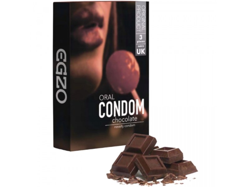 Prezerwatywy smakowe czekoladowe Oral Chocolate 3 sztuki